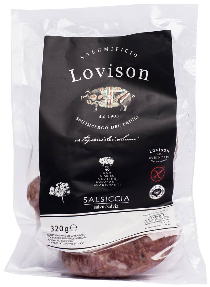 Lovison Salsiccia Salvia 4x75g