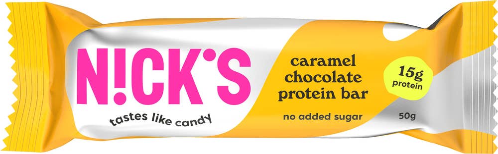 Nick's Proteinbar Caramel & Chocolate