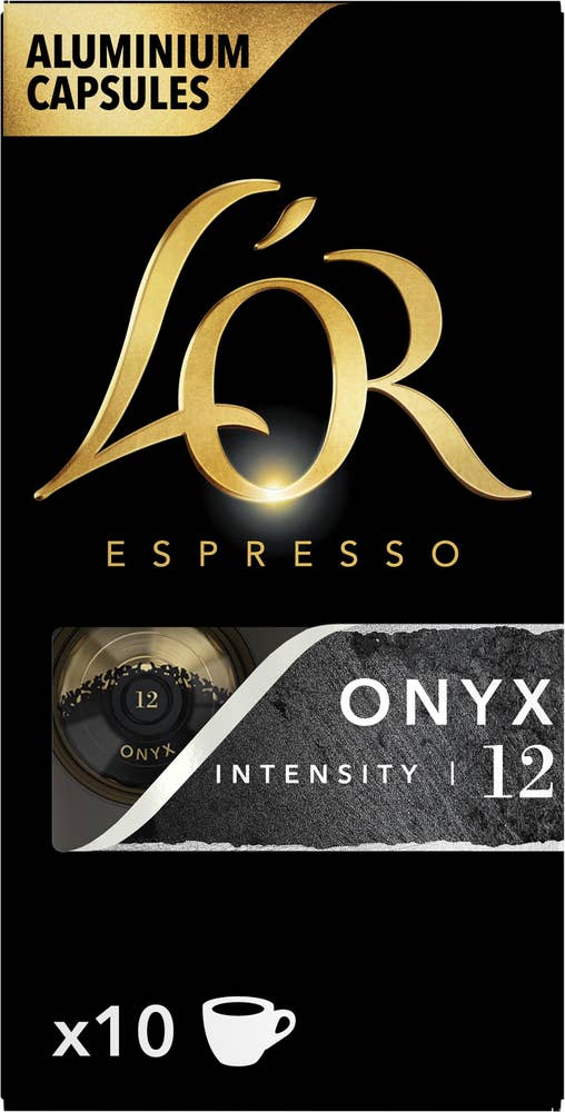 L'Or Onyx 12 Kaffekapslar