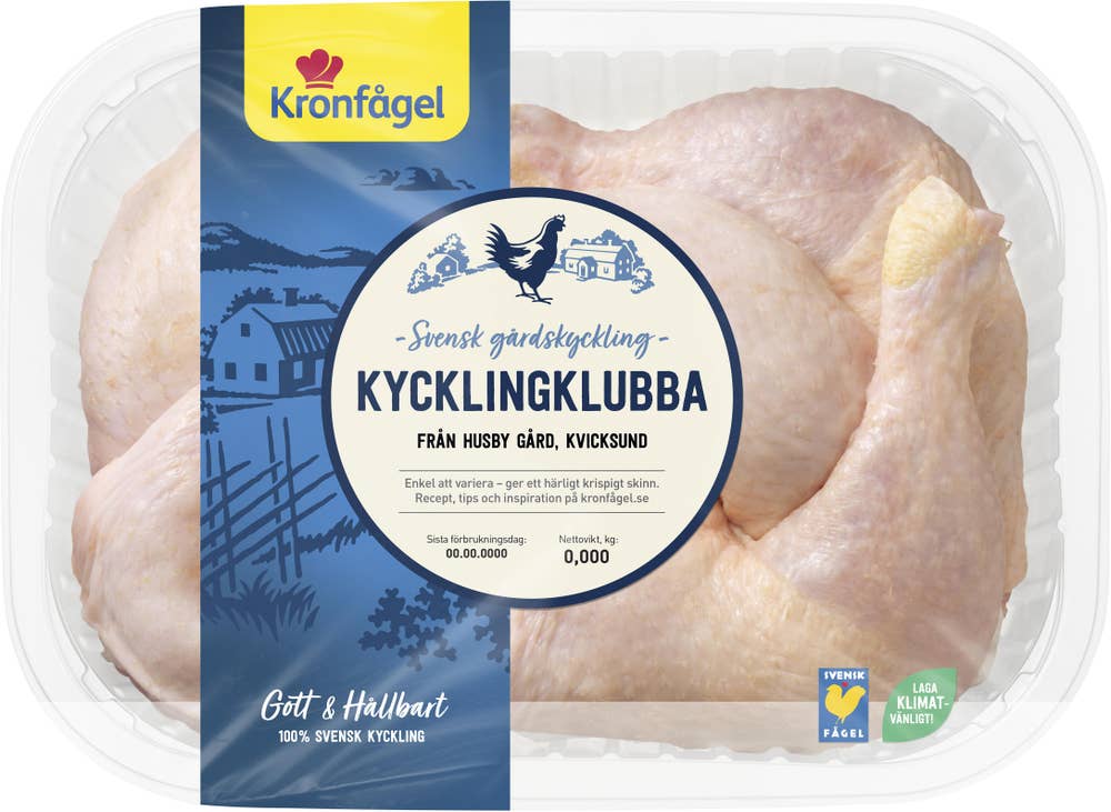 Kronfågel Kycklingklubba ca