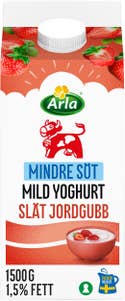 Arla Ko® Mild Yoghurt Jordgubb Lättsockrad 1,5%