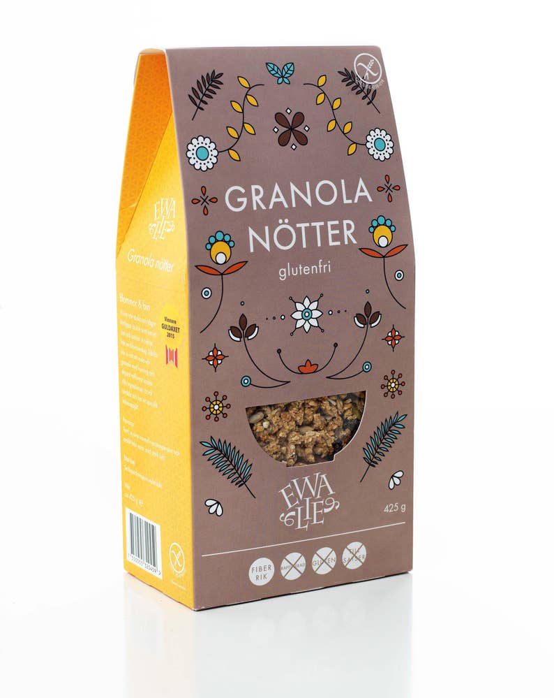 Ewalie Granola Nötter Glutenfri