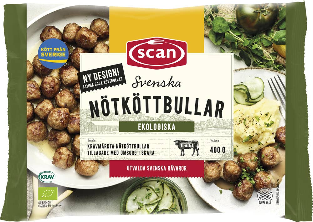Scan Nötköttbullar Frysta EKO