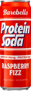 Barebells Protein Soda Raspberry Fizz