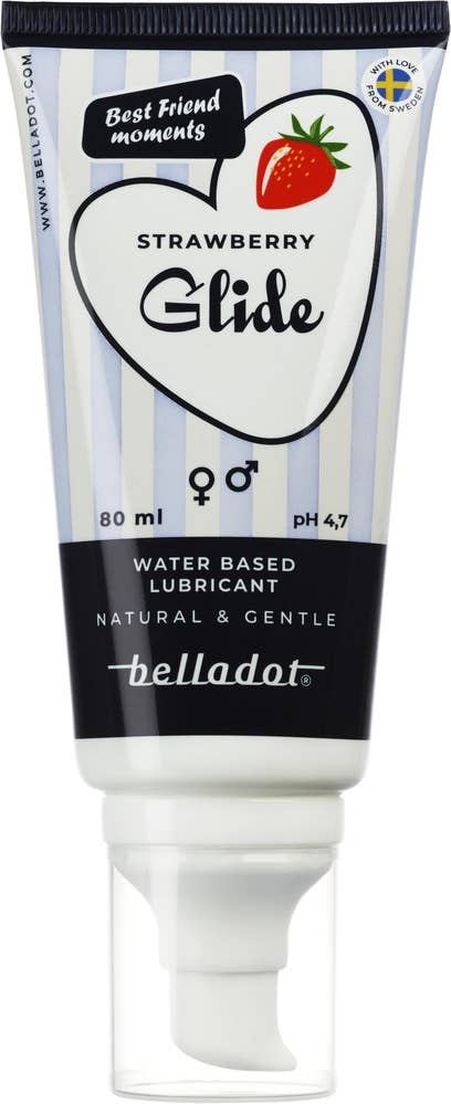 Belladot Glidmedel Vattenbaserat Jordgubb
