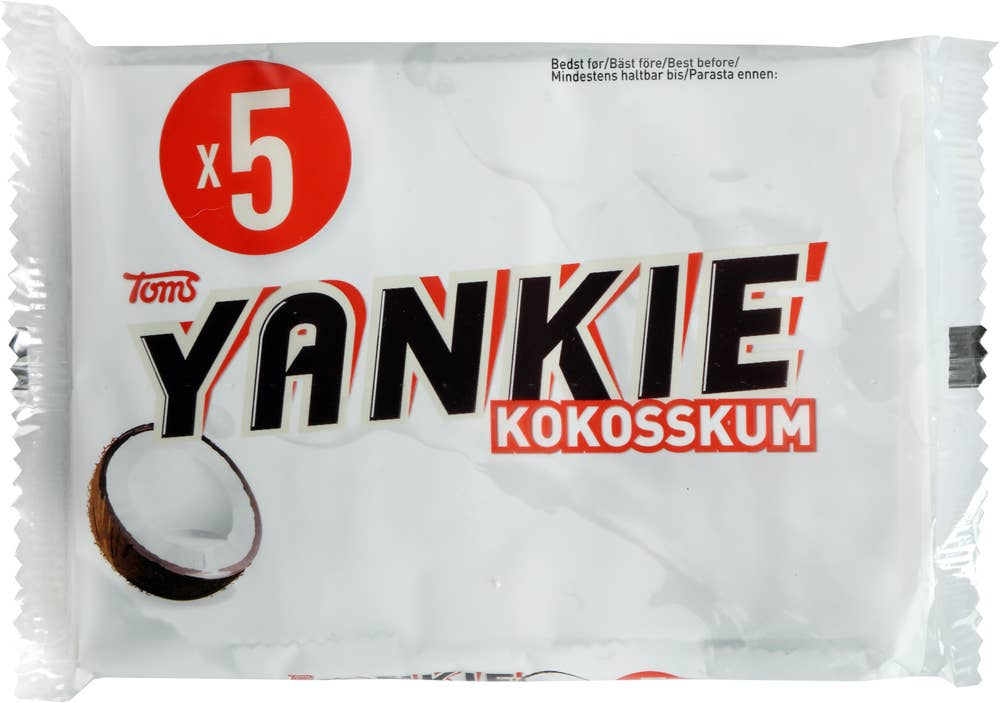 Toms Yankie Bar Kokosskum 5x40g