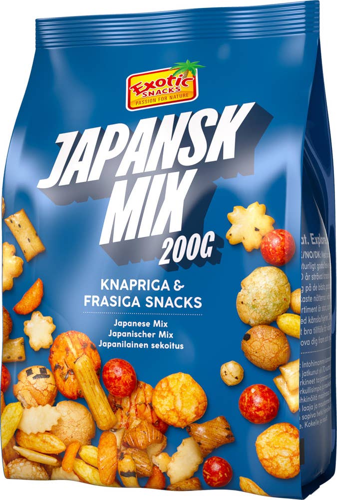 Exotic Snacks Japansk Mix 200g Exotic Snacks