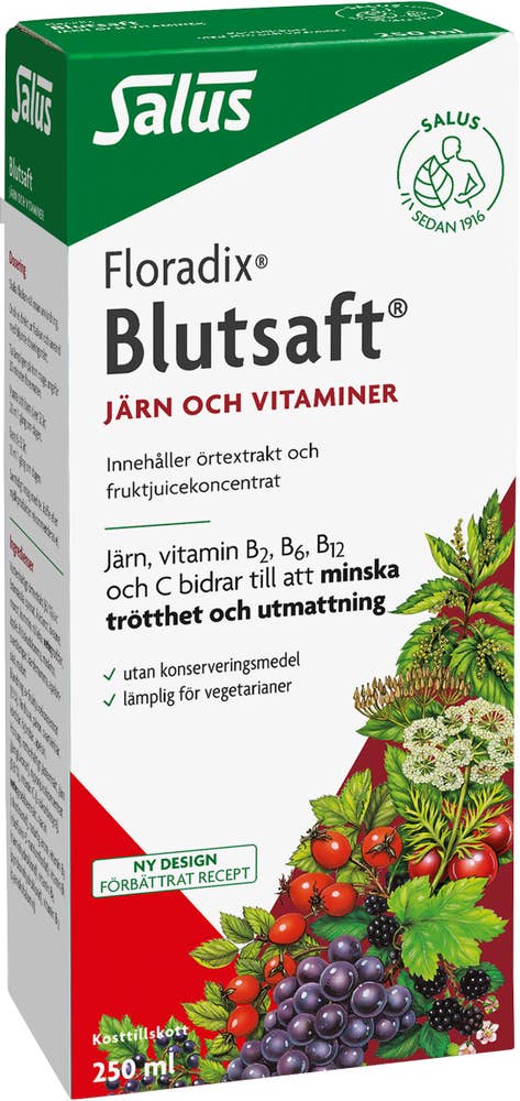 Salus Blutsaft Blutsaft Järn & Vitaminer