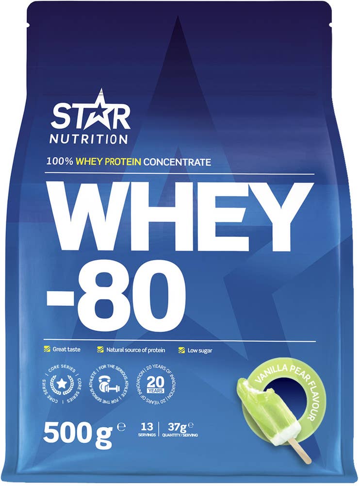 Star Nutrition Proteinpulver Whey-80 Vanilla & Pear