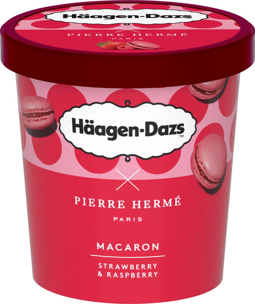 Häagen-Dazs Macaron Strawberry & Raspberry 420ml Häagen-Dazs