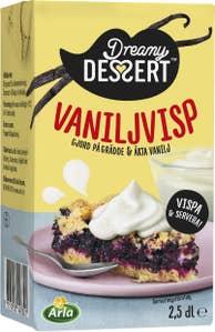 Dreamy Dessert Vaniljvisp 10% med grädde & äkta vanilj