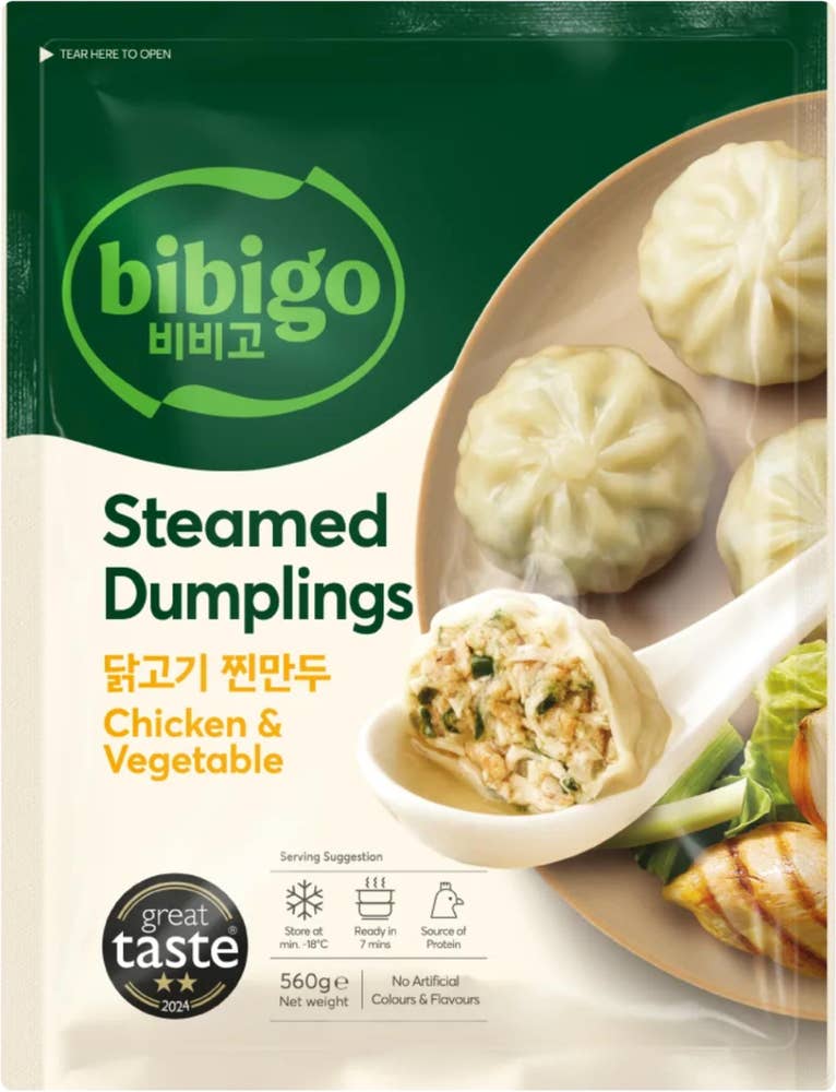 Bibigo Soppdumplings Kyckling & Grönsaker Fryst