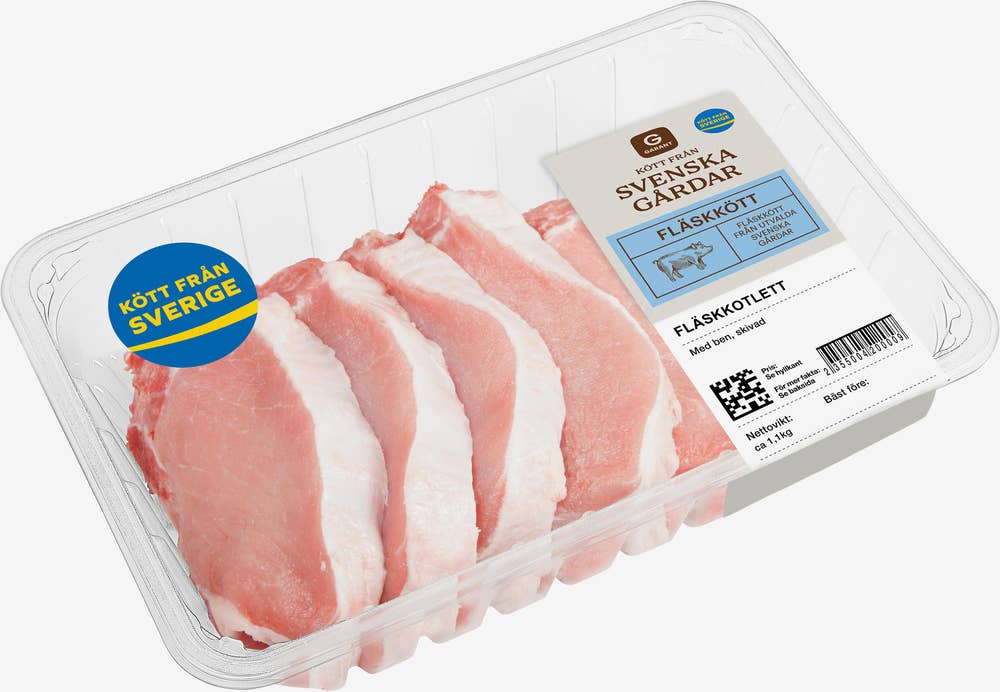 Danish Crown K-Pack Kotlett med Ben Skivad
