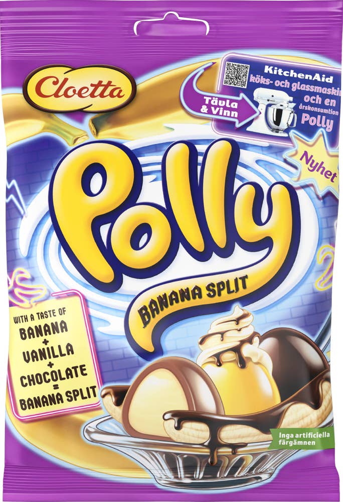Cloetta Polly Banana Split
