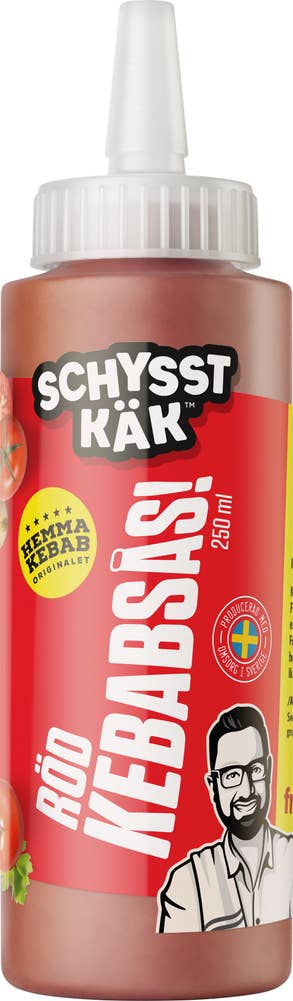 Schysst Käk Kebabsås Röd