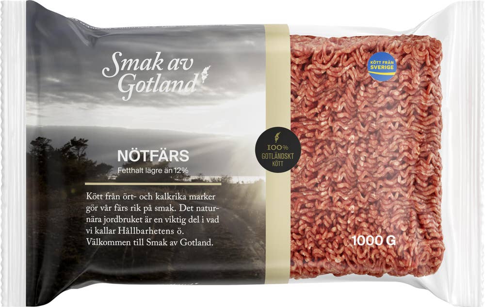 Smak av Gotland Nötfärs 12%