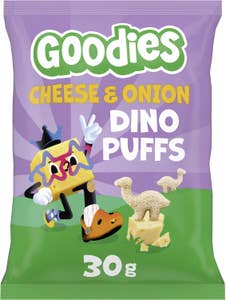 GOODIES Dino Puffs Ost & Lök 3År