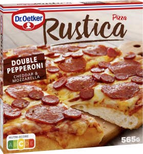 Dr.Oetker Pizza Rustica Double Pepperoni Fryst