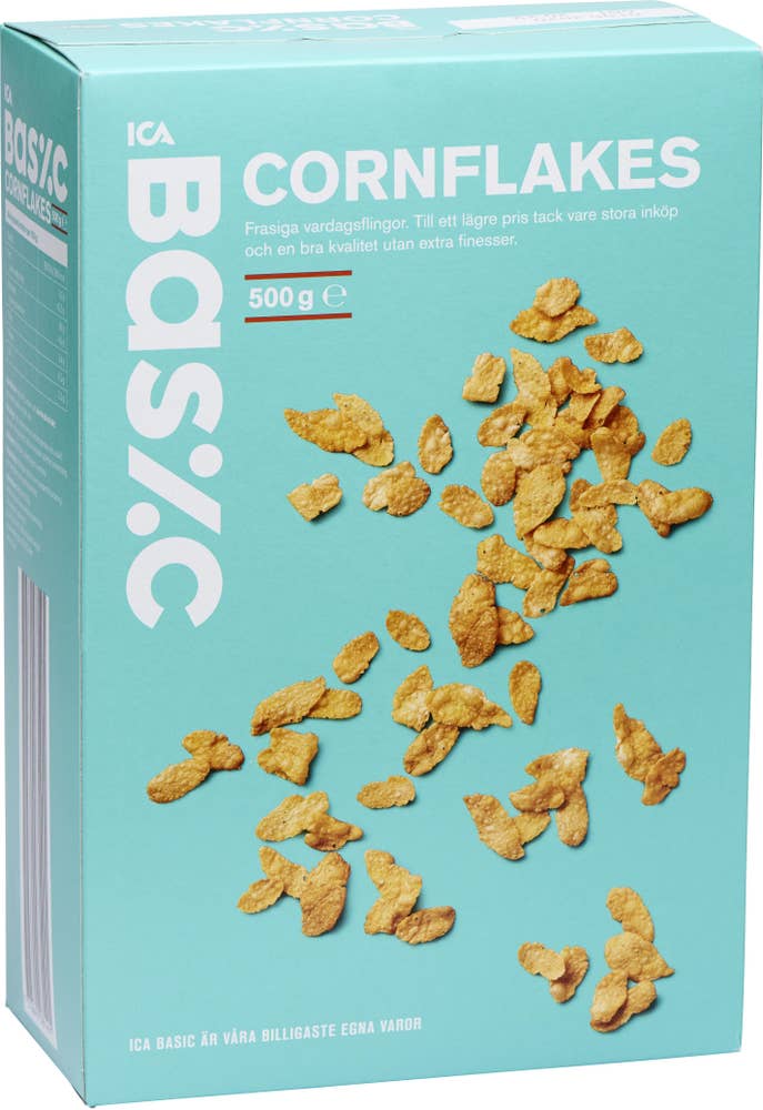 Ej sorterad Cornflakes Ica Basic