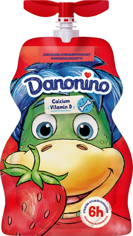 Danonino Klämmis Yoghurt Jordgubb