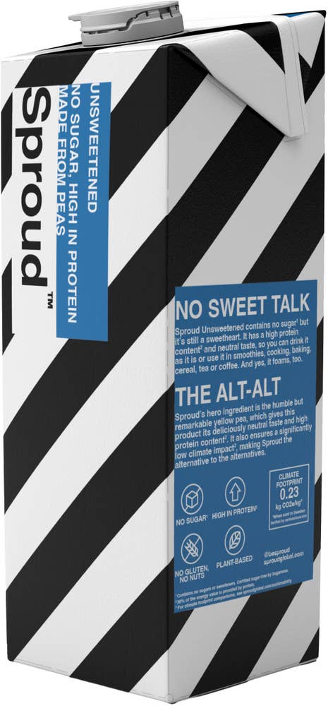 Sproud Ärtdryck Osötad vegansk