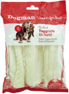 Dogman Tuggrulle Rullad Vit 3-p Dogman