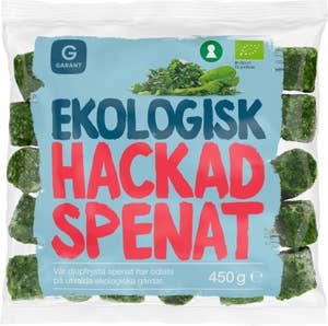 Garant Eko Hackad Spenat EKO Fryst