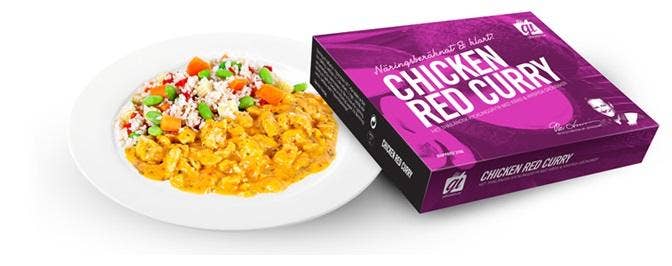 GI-boxen Chicken Red Curry Fryst