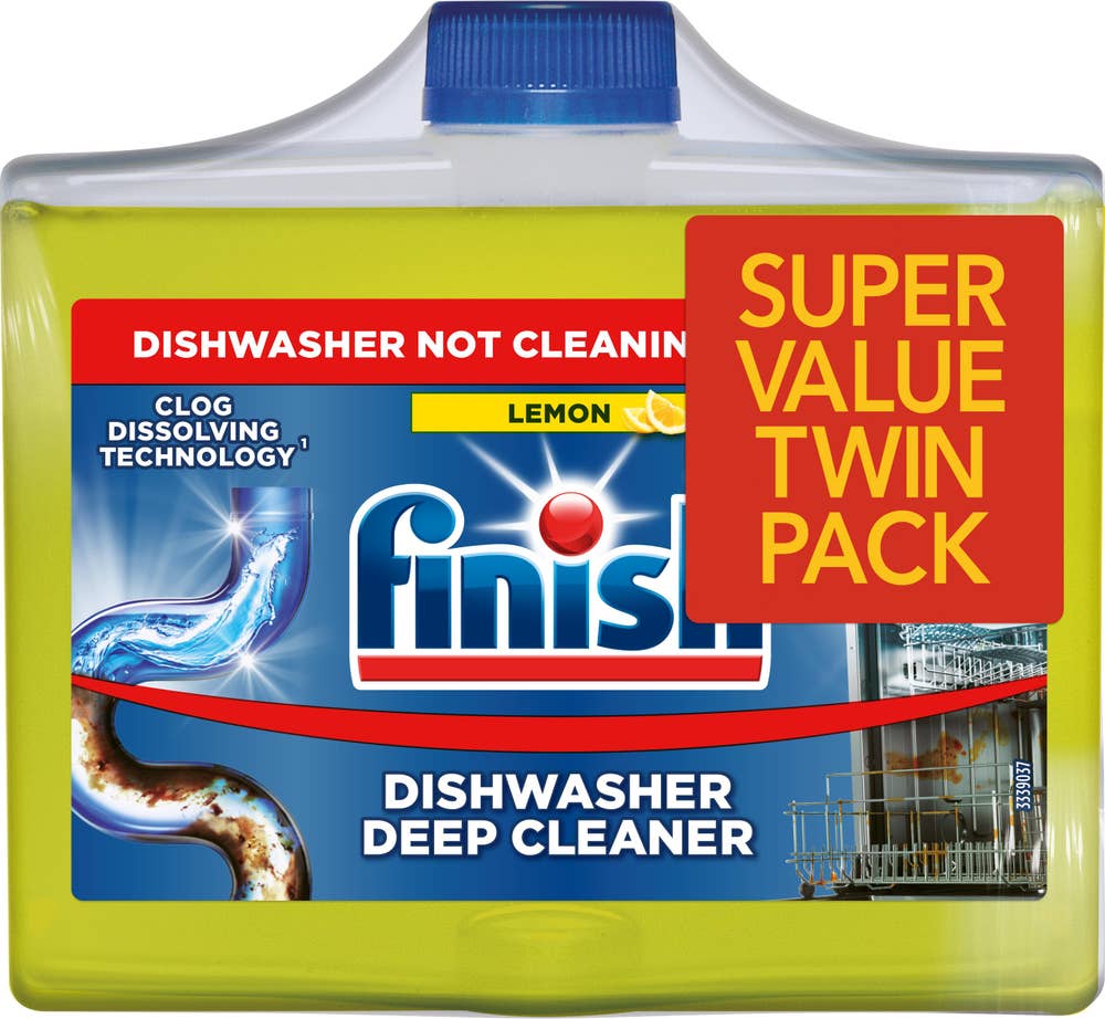 Finish Maskinrengöring Diskmaskin Lemon 2 x 250ml