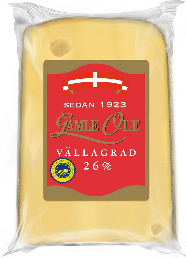 Dansk Ostetradition Gamle Ole Vällagrad Ost 27%