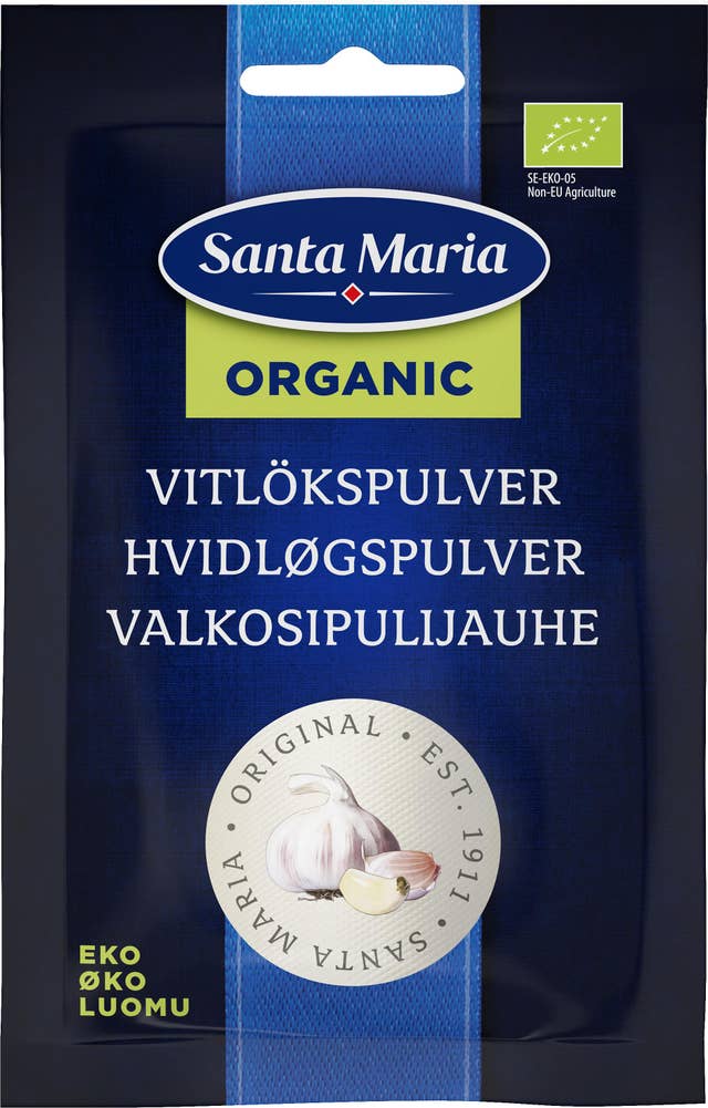 Santa Maria Vitlökspulver EKO