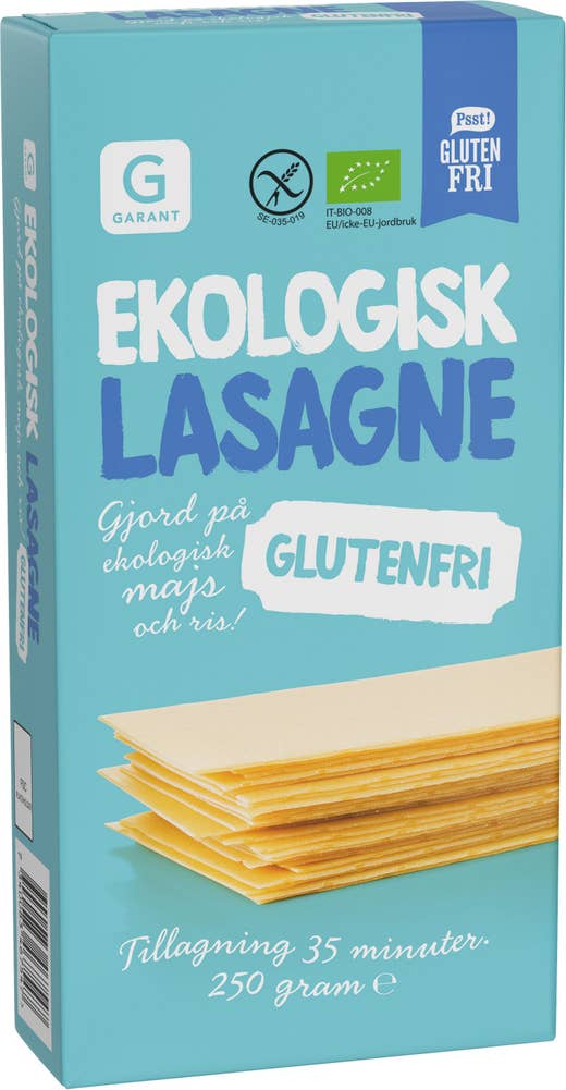 Lasagne Glutenfri EKO