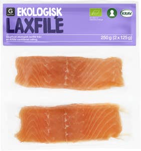 Garant Laxfilé EKO/KRAV Fryst 2x125g
