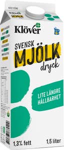 Klöver® Mjölkdryck Längre Hållbarhet 1,3%