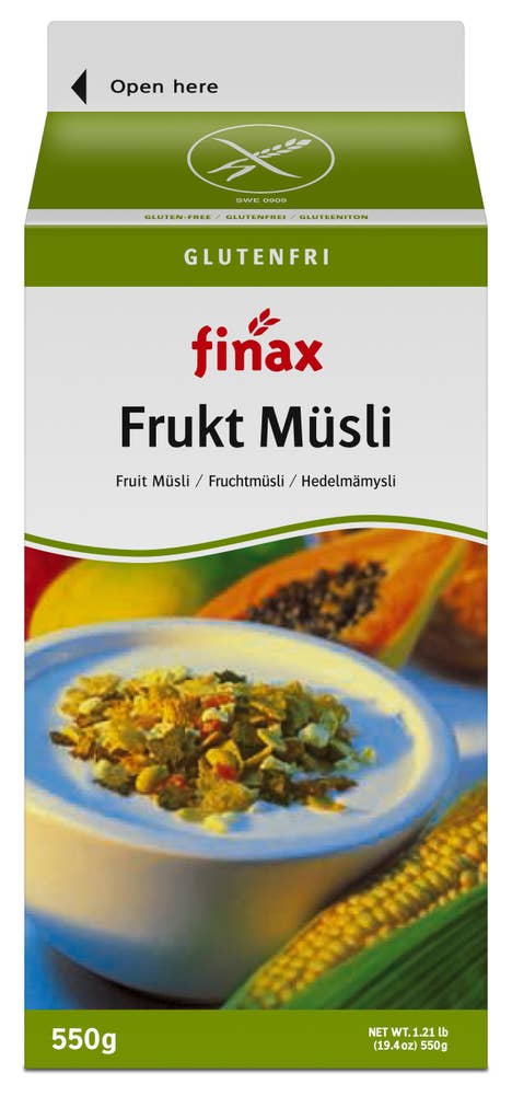 Finax Fruktmüsli Glutenfri Finax