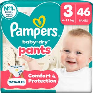 Pampers Byxblöja Babydry S3 6-11kg