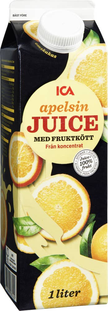 Ej sorterad Apelsinjuice 1L Ica