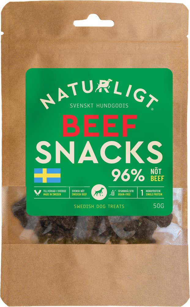 NATURLIGT Hundgodis Beef Snacks