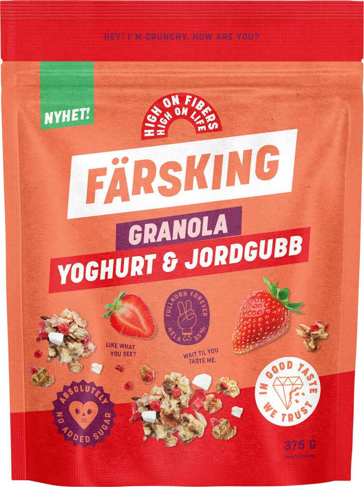 Färsking Granola Yoghurt & Jordgubb