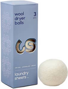 Laundry Sheets Torkbollar 100% Ull Laundry Sheets