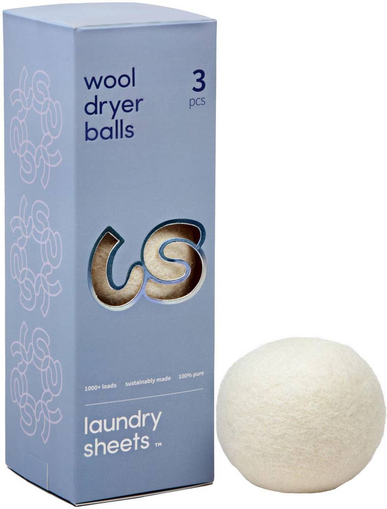 Laundry Sheets Torkbollar 100% Ull Laundry Sheets