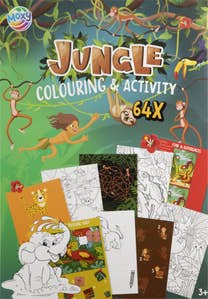 CREATIVE CRAFT Colouring & Activity Book Jungle