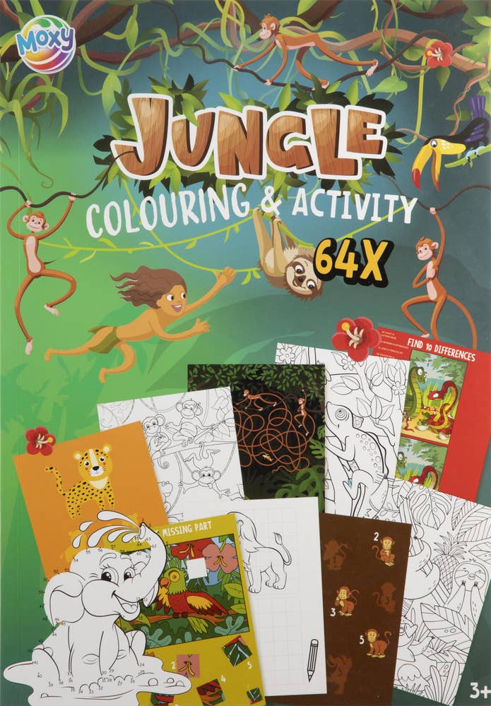 CREATIVE CRAFT Colouring & Activity Book Jungle