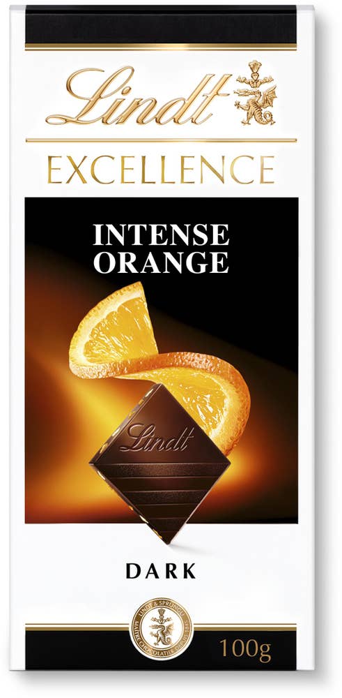 Lindt Excellence Mörk Chokladkaka Apelsin