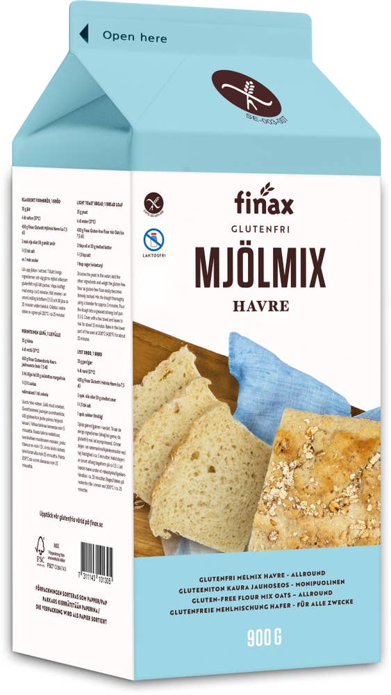 Finax Mjölmix Havre Glutenfri Finax