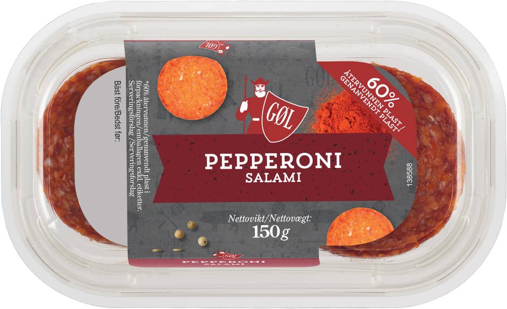 GØL Pepperonisalami Skivad Gøl