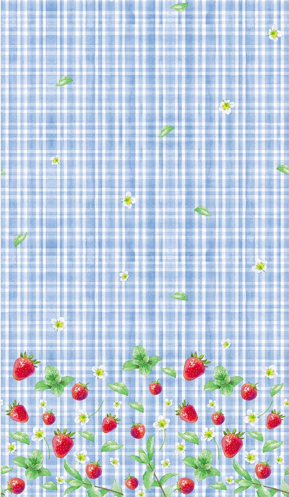 Duni Duk Strawberry Picnic 138x220cm