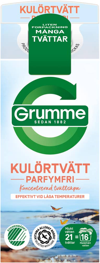 Grumme Flytande Kulörtvätt Parfymfri