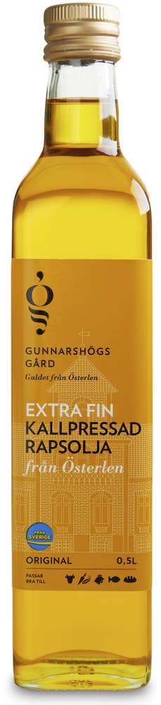 Gunnarshögs Gård Rapsolja Kallpressad 500ml Gunnarshögs Gård