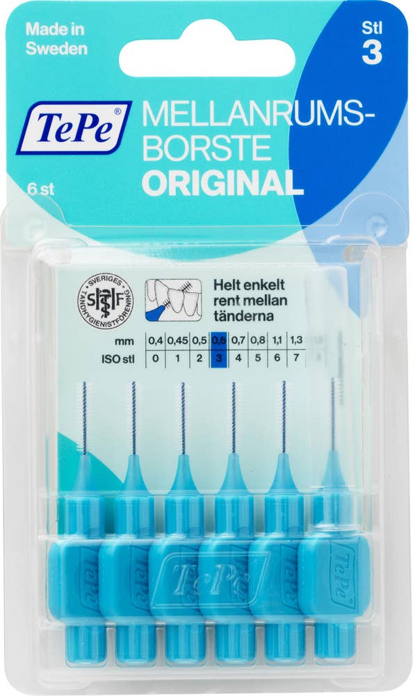 TePe Mellanrumsborste Blå 0,6mm